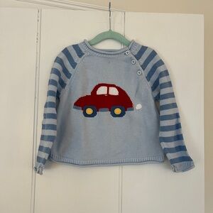 Zubels Red Car Sweater